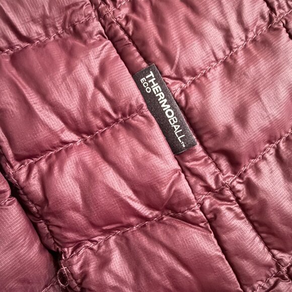 The North Face Thermoball Eco Insulated Jacket Women's Size S Maroon - Picture 5 of 14